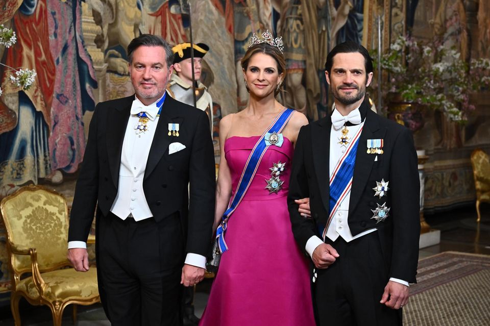 Chris O'Neill, Prinzessin Madeleine und Prinz Carl Philip