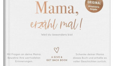 „Mama, erzähl mal!“ von Elma van Vliet – Das besondere Erinnerungsbuch zum Ausfüllen und Verschenken