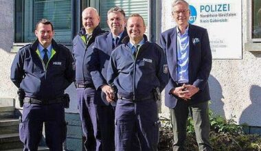 Polizeihauptkommissar Markus Benden in Schloß Holte-Stukenbrock begrüßt