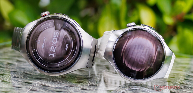 Die HUAWEI WATCH 5 gibt es jetzt in zwei Größen (Bildquelle: Daniel Schmidt / Notebookcheck)