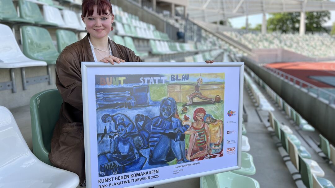 Dresdner Schülerin gewinnt Plakatwettbewerb gegen Rauschtrinken