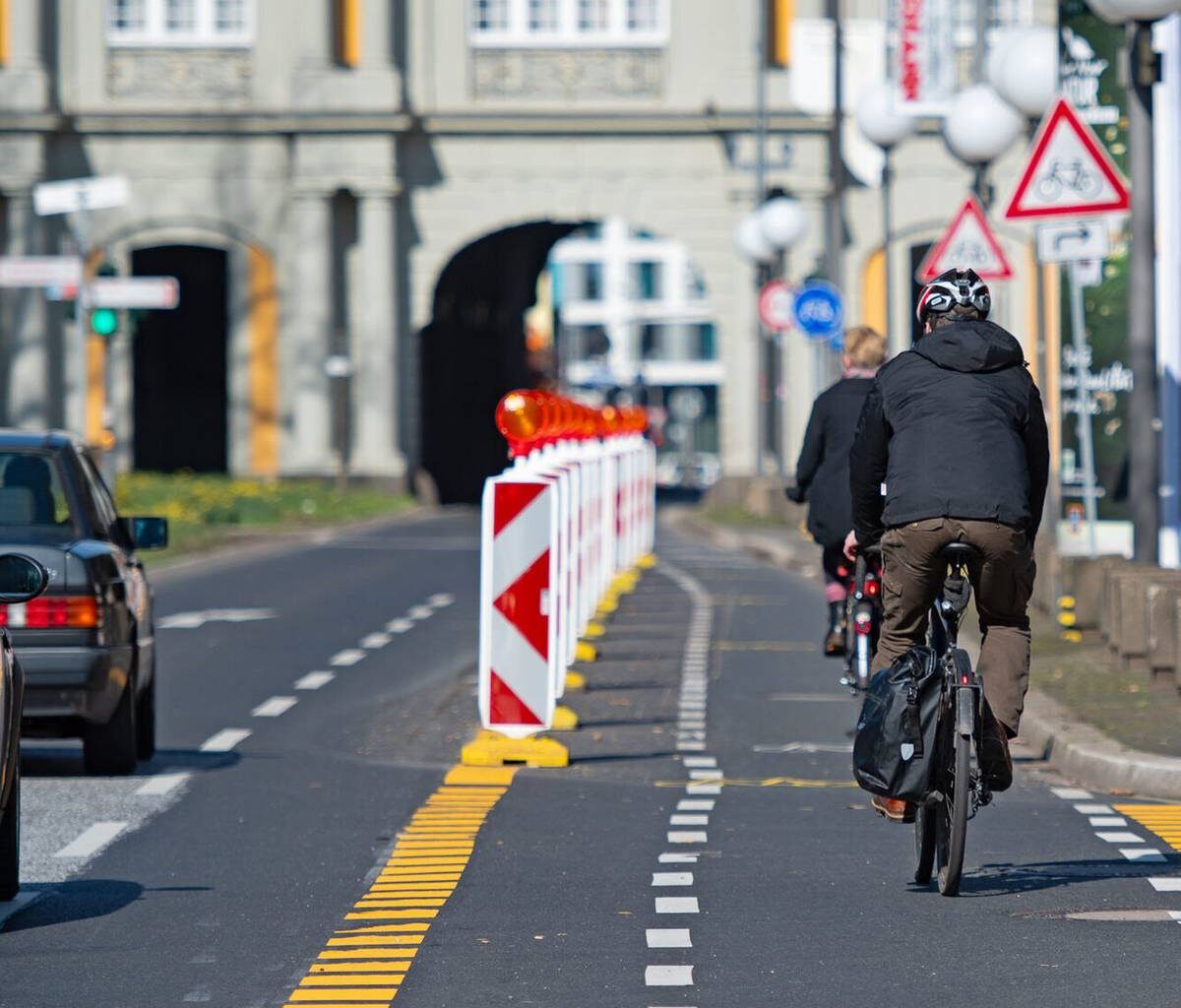 Die Bonner Adenauerallee wird stadteinwärts gesperrt