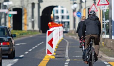 Die Bonner Adenauerallee wird stadteinwärts gesperrt