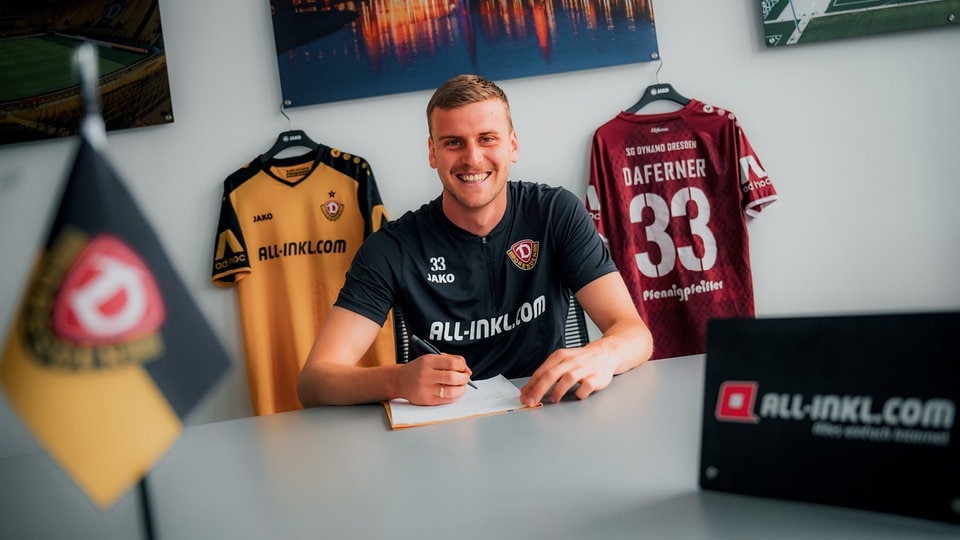 Christoph Daferner bleibt bei Dynamo Dresden