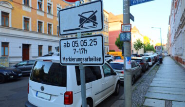 Ab 5. Mai werden Sperrflächen an Kreuzungen südlich der Coppistraße markiert · Leipziger Zeitung