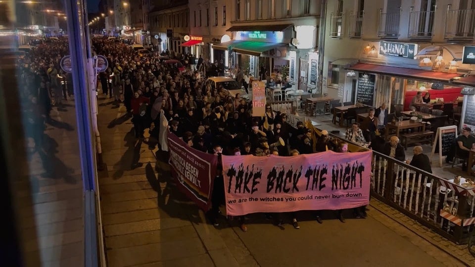 Keine Männer erlaubt: Demo gegen sexuelle Gewalt und Diskriminierung in Dresden
