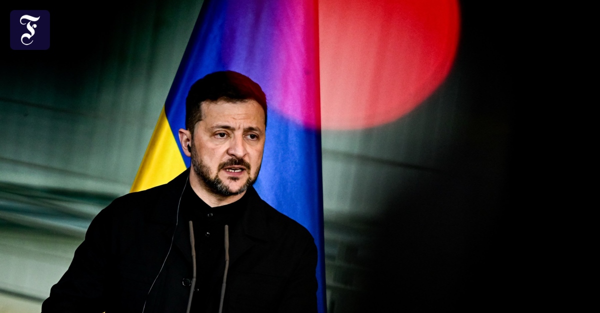 Wolodymyr Selenskyj stellt Bedingungen für Gespräch |FAZ