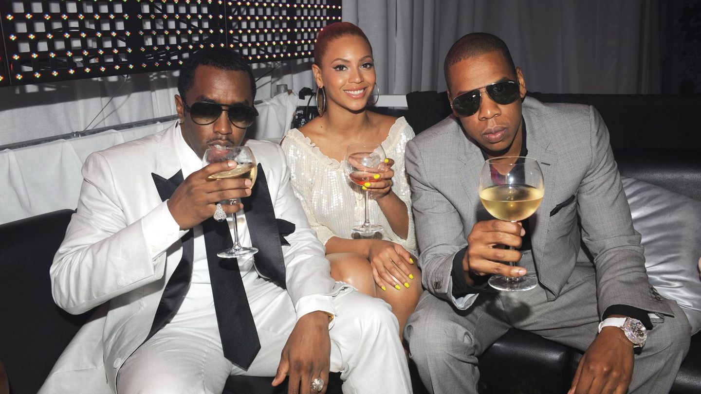 P. Diddy mit Beyoncé und Jay-Z