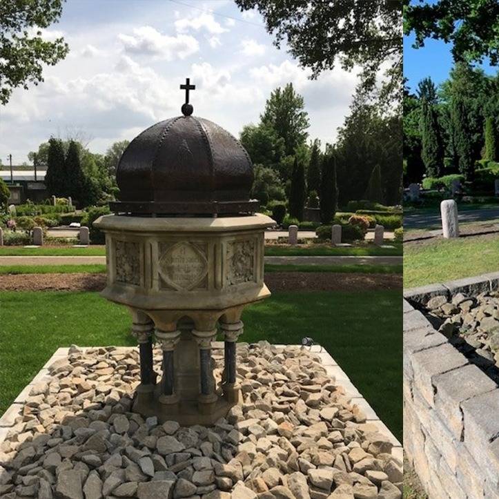 Sakrale Kupferhaube von Gelsenkirchener Friedhof geklaut