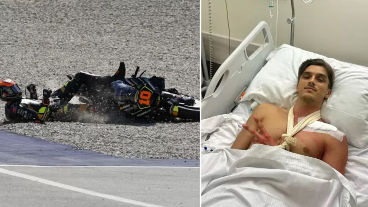 Schock-Moment: Motorrad-Star Luca Marini verunglückt im Suzuka-Training | Sport