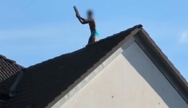 Bochum: So ungewöhnlich kam der Ziegel-Werfer aufs Dach | Regional