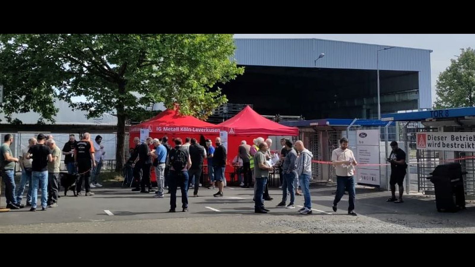 24-Stunden-Streik bei Ford in Köln
