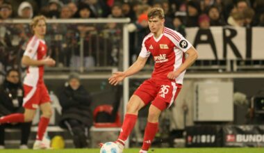 Aljoscha Kemlein hat seinen Vertrag verlängert (Foto: IMAGO/Claus Bergmann/IMAGO/Claus Bergmann/SID/IMAGO/Claus Bergmann)