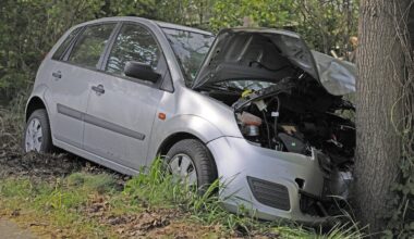 Langwasser: Mann fährt mit Audi gegen Baum und flüchtet