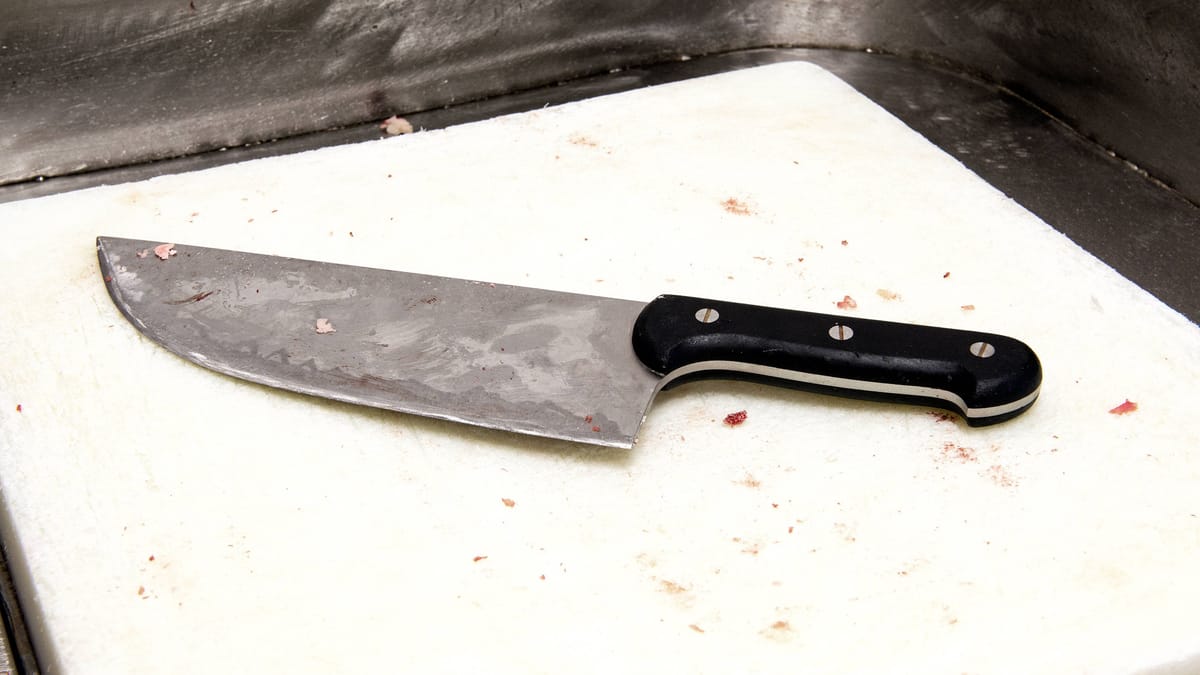 Polizei stoppt aggressive Frau mit Fleischermesser