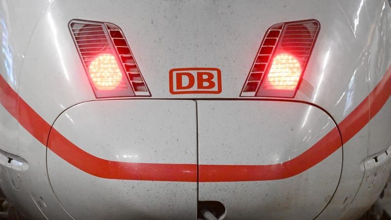 Ein ICE steht auf einem Gleis in einem Hauptbahnhof (Symbolbild): Spezielle Warnsysteme an Zügen sollen Wildunfälle vermeiden.