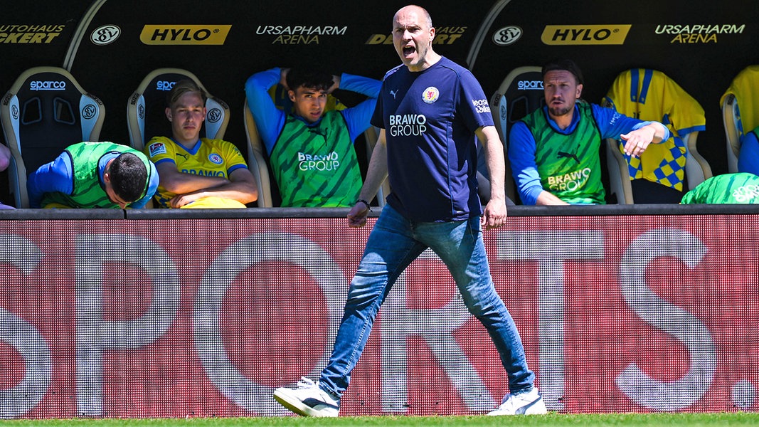 Eintracht Braunschweig: Coach Scherning glaubt an direkten Klassenerhalt | NDR.de - Sport