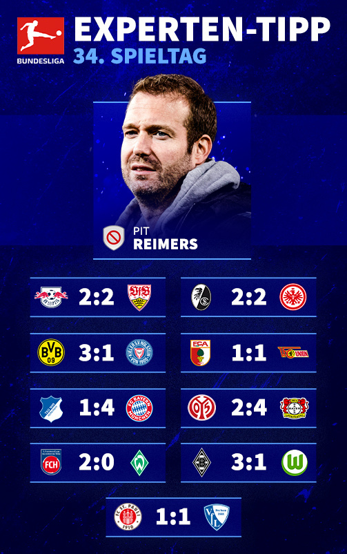 © tm/imago - Die Tipps von Pit Reimers für den 34. Bundesliga-Spieltag
