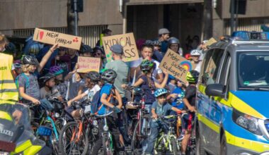 Kidical Mass Fahrrad-Demo in Dortmund