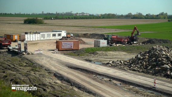 Der Bau des Ostseetunnels von Fehmarn nach Dänemark. © NDR 