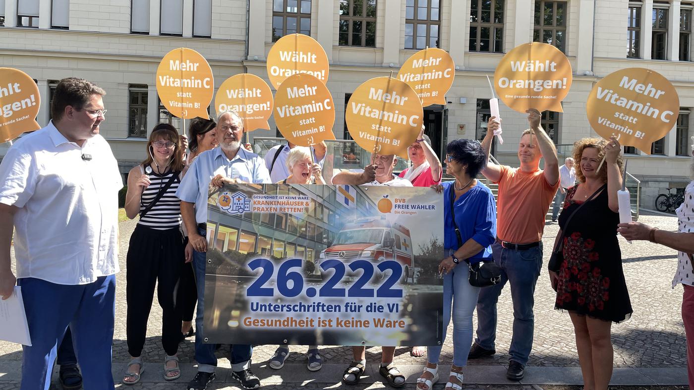 Unterstützer von Volksinitiativen fordern eine Abschaffung des „Koppelungsverbots“ in Brandenburg