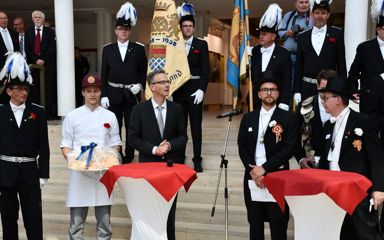 Münster Bäckergilde feiert.