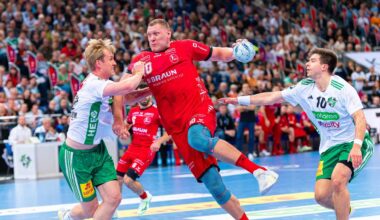 Hessen: Ausrufezeichen im Handball-Titelrennen: MT Melsungen schüttelt auch Konkurrent Hannover ab