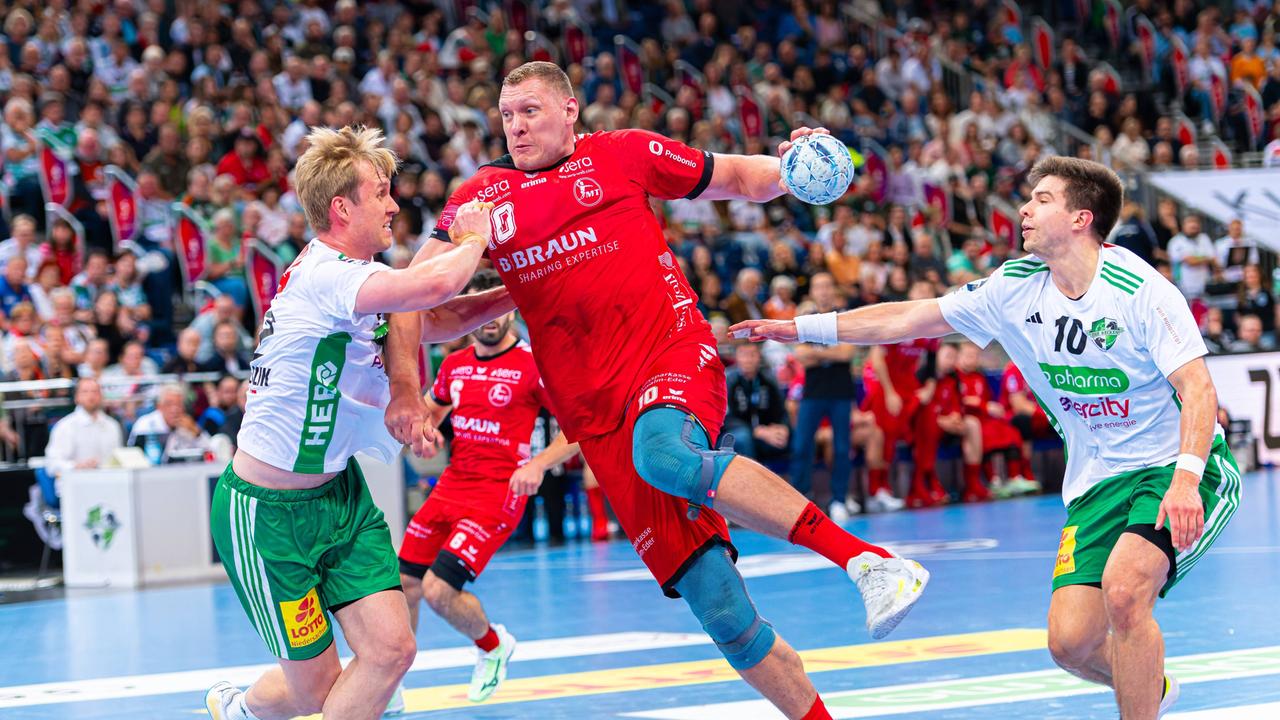 Hessen: Ausrufezeichen im Handball-Titelrennen: MT Melsungen schüttelt auch Konkurrent Hannover ab