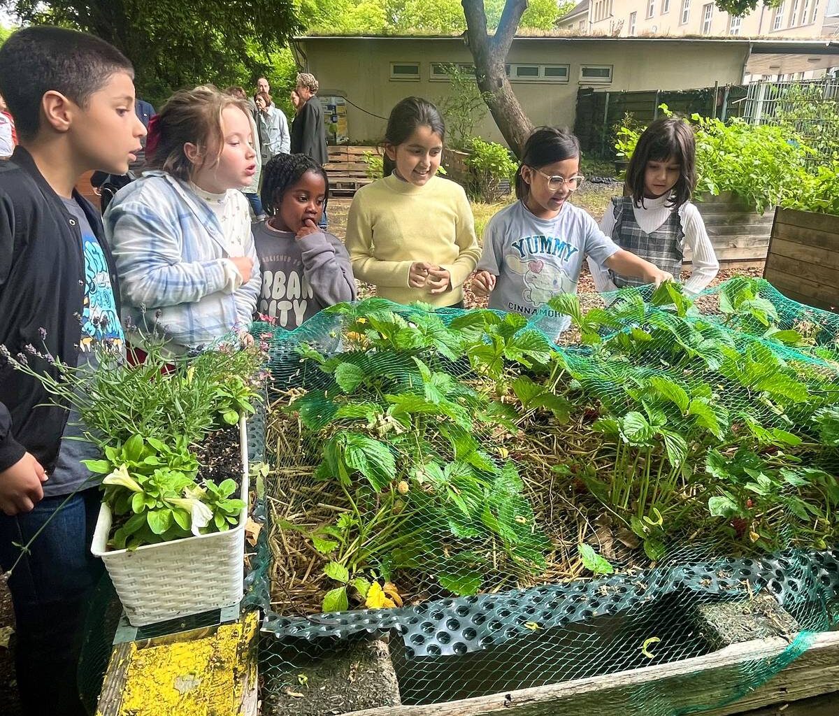 Lions-Club Essen fördert die Hüttmannschule mit Gartenprojekt
