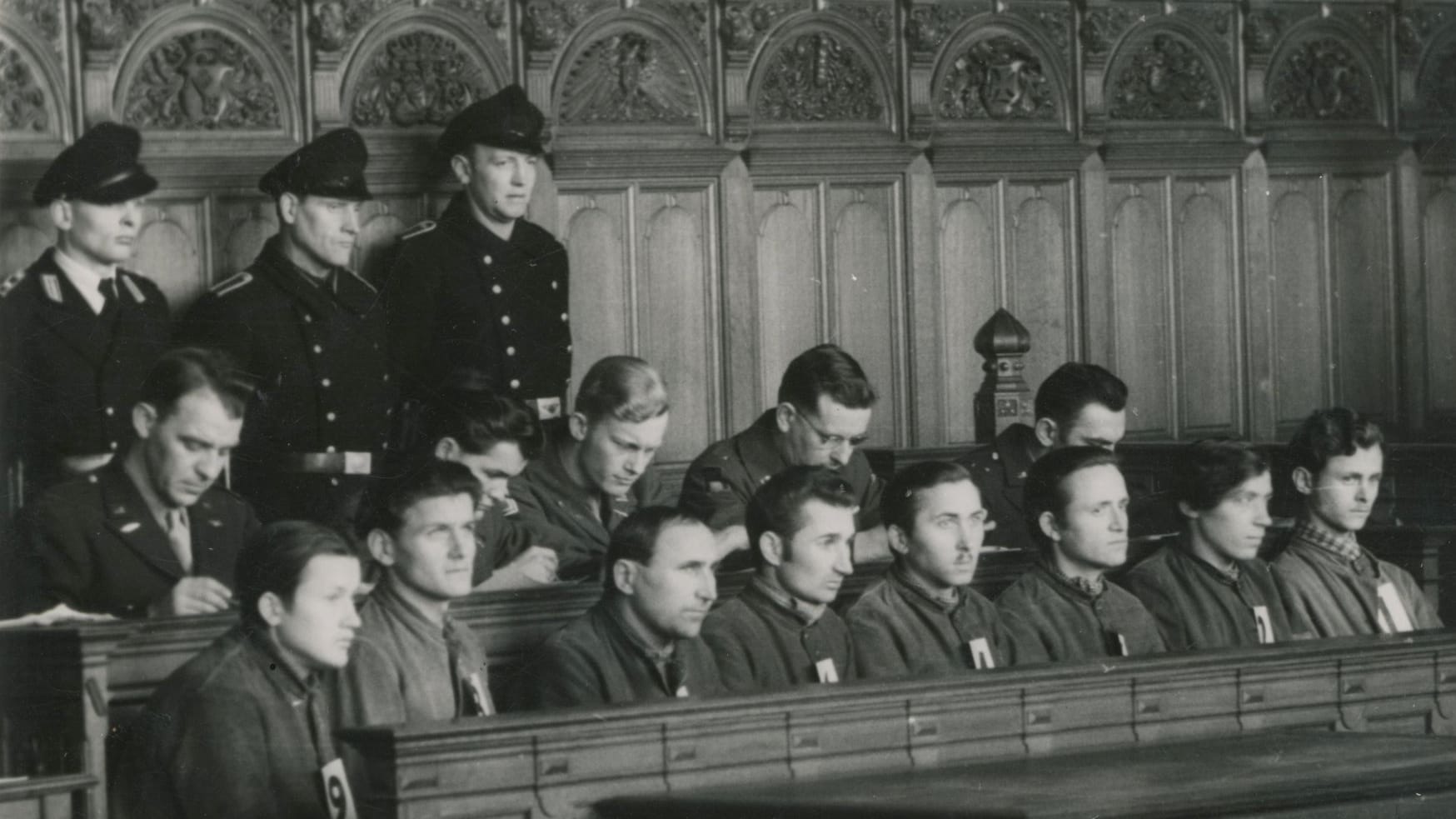 Im Februar 1946 fand der Strafprozess gegen die acht Polen vor dem Oberen Militärgericht statt.