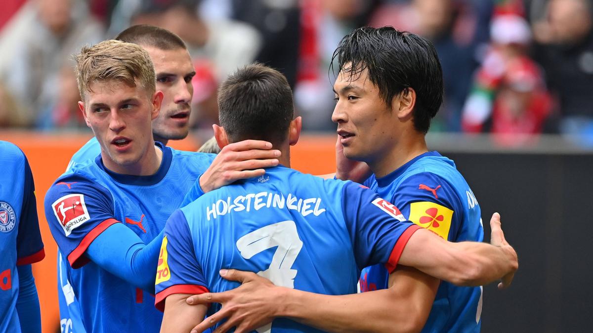 Holstein Kiel siegt in Augsburg