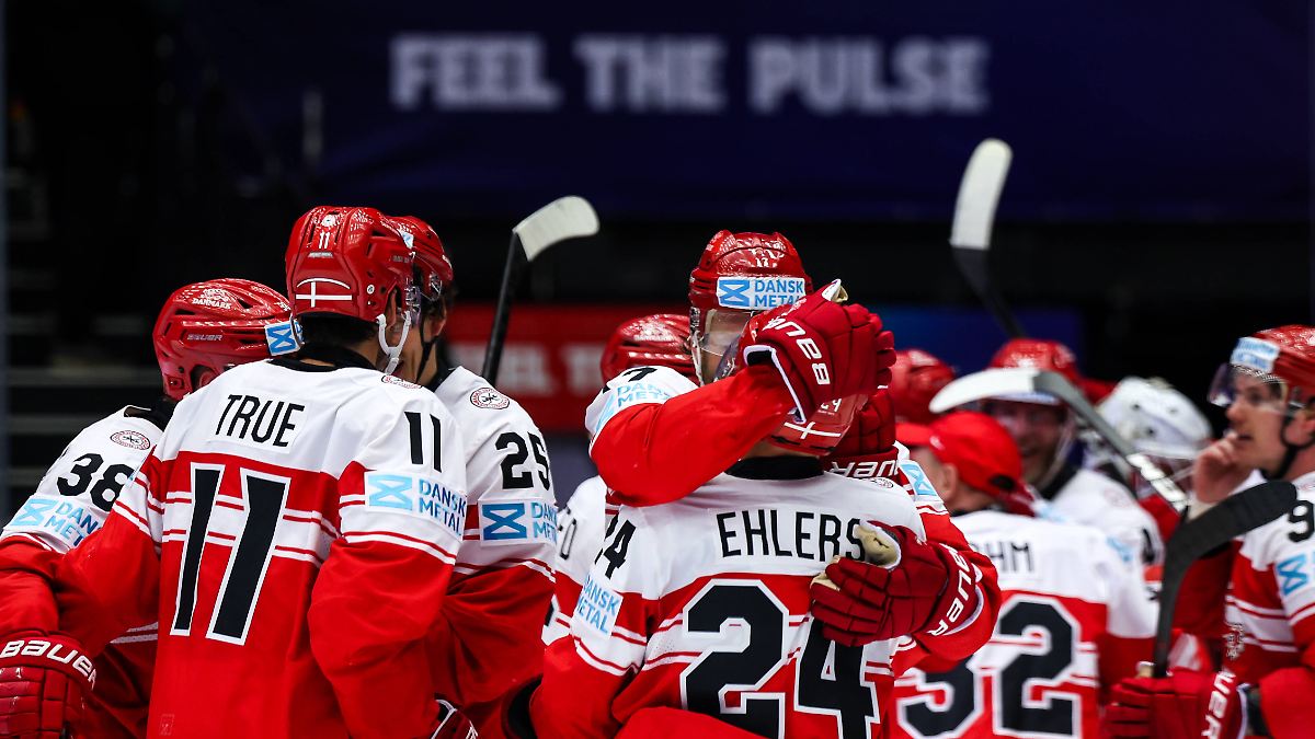 Dänen schlagen Supermacht: "Verrückte" Eishockey-Sensation bringt WM-Gastgeber zum Ausrasten