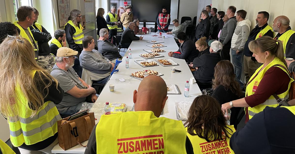 Zivilbeschäftigte bei US-Armee in Wiesbaden im Warnstreik
