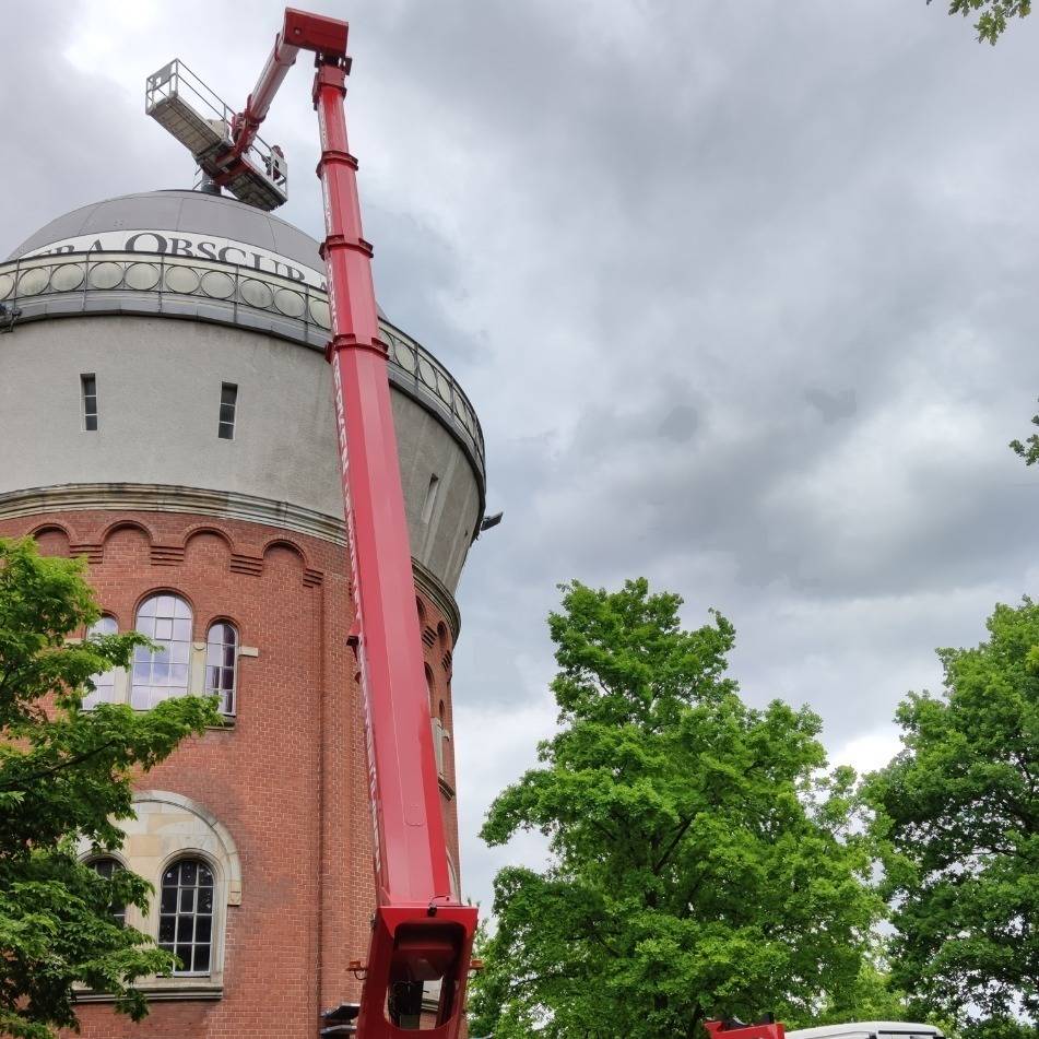 Frühjahrsputz an der Camera Obscura
