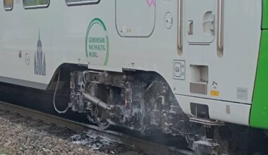 Gelsenkirchener Hauptbahnhof: Bremsen fingen Feuer