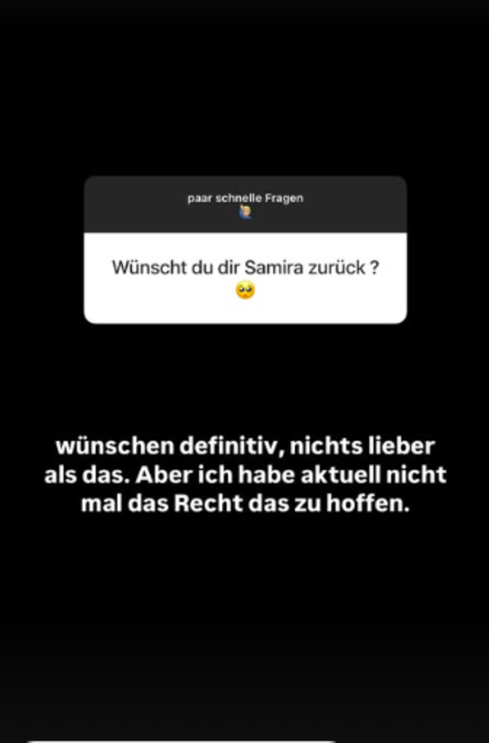 Serkan Yavuz auf Instagram: Er will seine Frau zurück