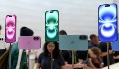 Apple mit Gewinn - und Sorge vor hohen Zusatzkosten