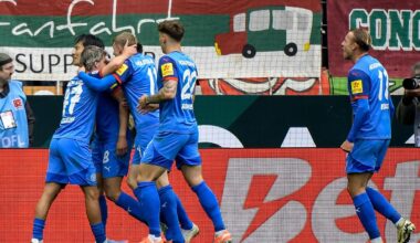 "Big Points" im Abstiegskampf: Kiel düpiert Augsburg und macht Druck auf Heidenheim