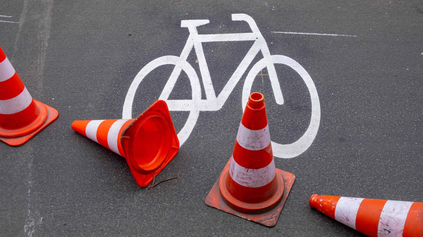 Weiter warten auf Radweg in Berlin-Rummelsburg