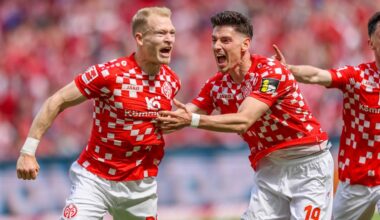 Nach Unentschieden gegen Leverkusen: Mainz feiert Einzug in die Conference League wie einen Titel