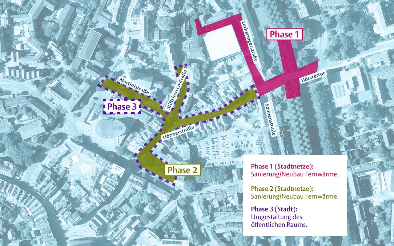 Ein Plan für Umgestaltung des Martiniviertels.