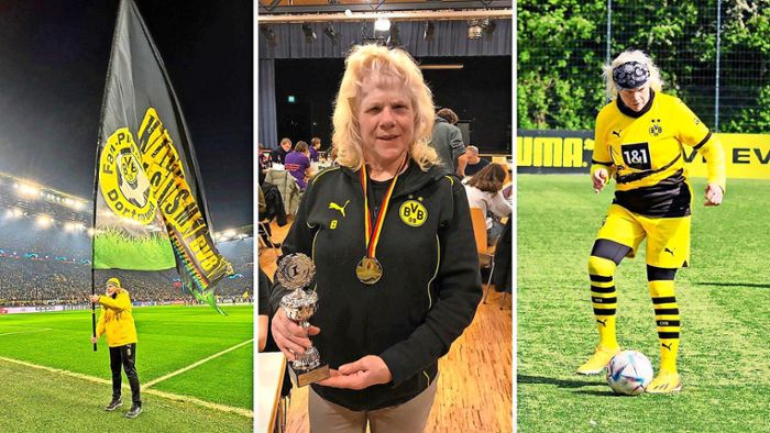 Ex-Stuttgarterin Conny Dietz: Paralympics-Ikone hilft blindem Leonberger zu Borussia Dortmund ins Stadion
