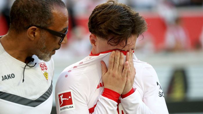 Nach üblem Tritt gegen VfB-Star: Große Sorgen um Angelo Stiller