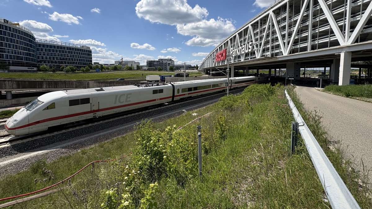 Stuttgart 21: Erste ICE-Testfahrten auf den Fildern