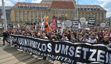 Aktive Fanszene des VfB Stuttgart: So lief die Fan-Demo in Leipzig