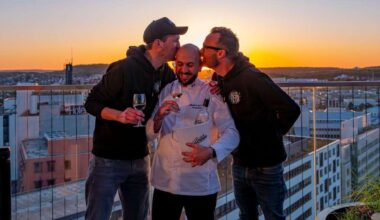 Porsche Design Tower in Stuttgart: Deutsch-französische Freundschaft ist bei Sunset-Party dem Himmel so nah