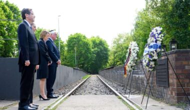 Besuch von Israels Präsident in Berlin: Herzog und Steinmeier gedenken deportierten Juden