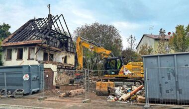 Nach Feuer in Stammheim: Brand-Ruine schon großteils abgerissen – damit ist auch eine Gefahr gebannt - Calw