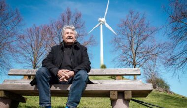 Grüner Heiner in Stuttgart: Hausmeister Heiner sagt seinem Windrad bald Adieu