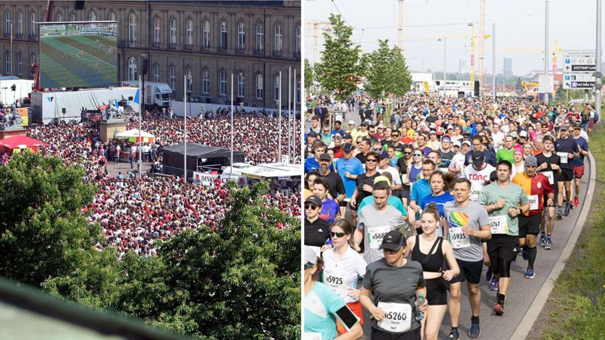 Verkehrslage in Stuttgart: VfB-Pokalfeier und Stuttgart-Lauf – Straßensperrungen und Änderungen im ÖPNV